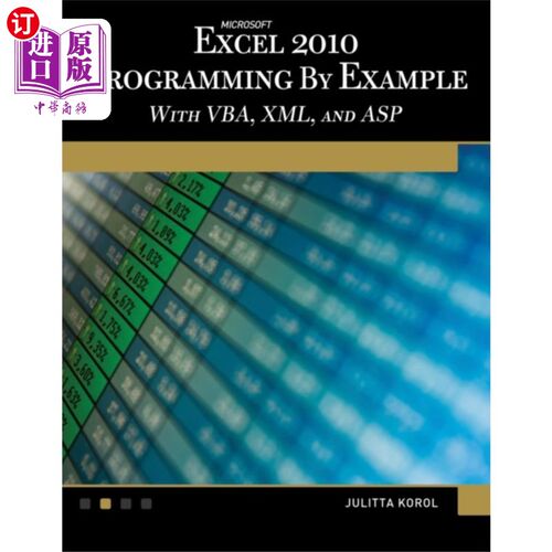 海外直订Microsoft Excel 2010 Programming By Example 微软Excel 2010编程实例