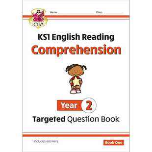 英国CGP KS1 English Targeted Question Book: Year 2 Comprehension - Book 1【中商原版】