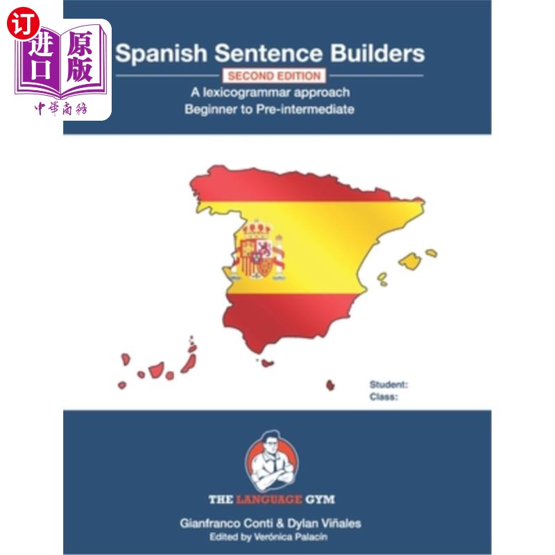 海外直订Spanish Sentence Builders - A Lexicogrammar approach: Beginner to Pre-intermedia 西班牙语句子构建器-词汇语