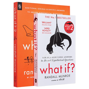 兰道尔 whatif英文版 whatif2 如果这样 会怎样 科学妙答 2本套装 英文原版 What If Randall Munroe 门罗 科普百科 中商原版