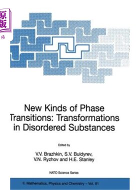 海外直订New Kinds of Phase Transitions: Transformations in Disordered Substances 新型相变:无序物质中的相变