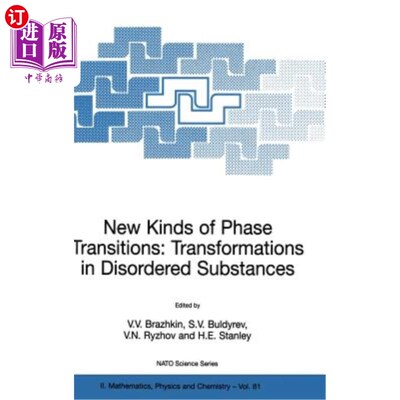 海外直订New Kinds of Phase Transitions: Transformations in Disordered Substances 新型相变:无序物质中的相变