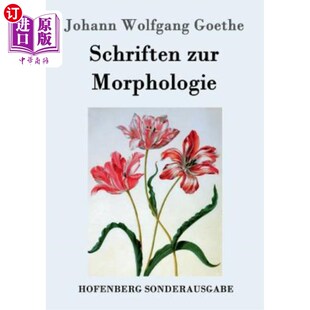 海外直订德语 Schriften zur Morphologie 形态形态的字体