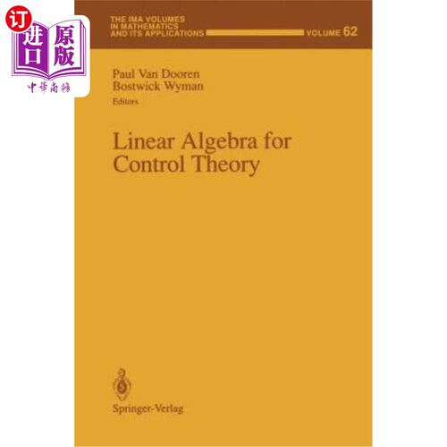 海外直订Linear Algebra for Control Theory 《控制理论的线性代数