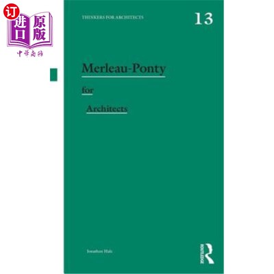 海外直订Merleau-Ponty for Architects 梅洛庞蒂建筑师事务所