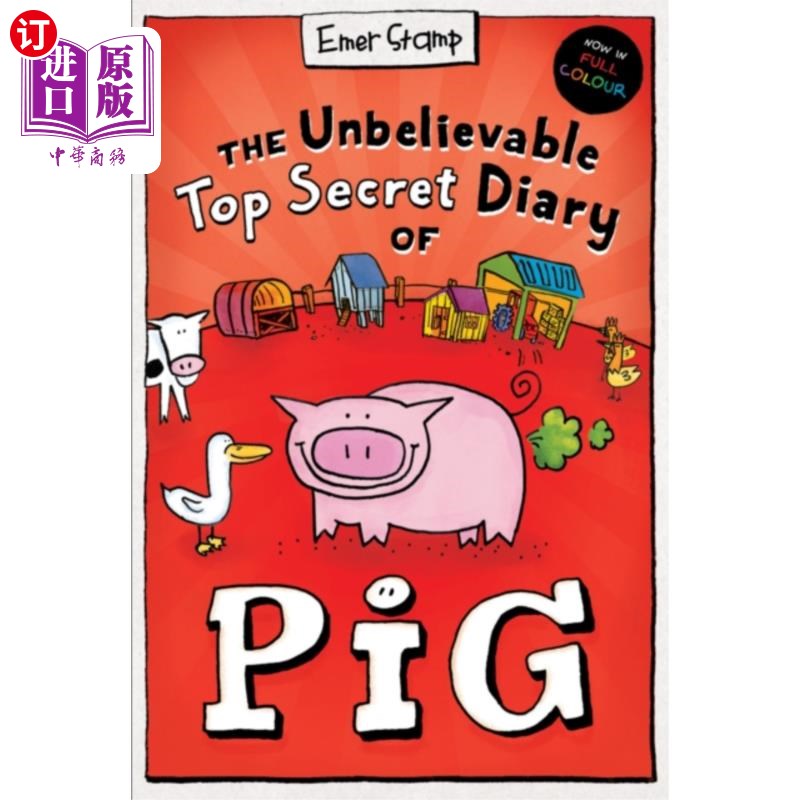 海外直订Unbelievable Top Secret Diary of Pig: Colour Edi... 令人难以置信的绝密猪日记:彩色版