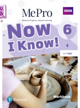 海外直订Now I Know MePro Level 6 Workbook with App 现在我知道MePro 6级工作簿与应用程序