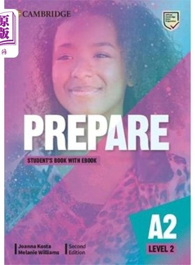 海外直订Prepare Level 2 Student's Book with eBook 用电子书准备2级学生用书