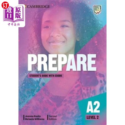 海外直订Prepare Level 2 Student's Book with eBook 用电子书准备2级学生用书