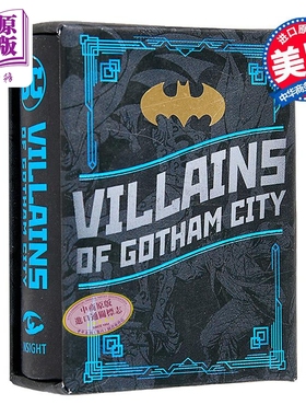 DC漫画 哥谭市的恶棍 迷你书 DC Comics Villains of Gotham City Tiny Book Batman's Rogues Gallery 英文原版【中商原版】