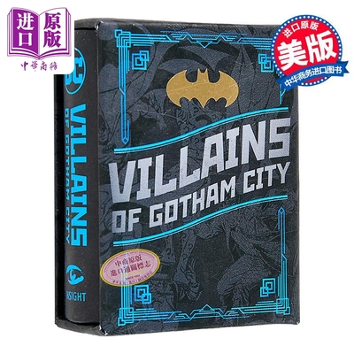 DC漫画 哥谭市的恶棍 迷你书 DC Comics Villains of Gotham City Tiny Book Batman's Rogues Gallery 英文原版【中商原版】