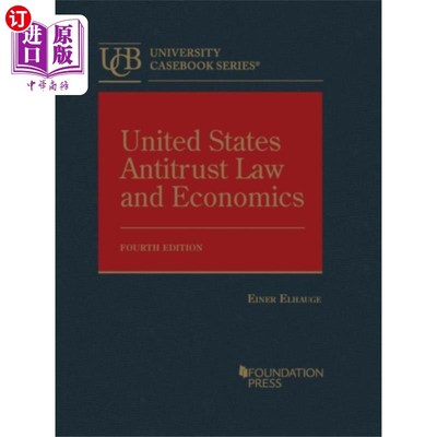 海外直订United States Antitrust Law and Economics 美国反垄断法与经济学