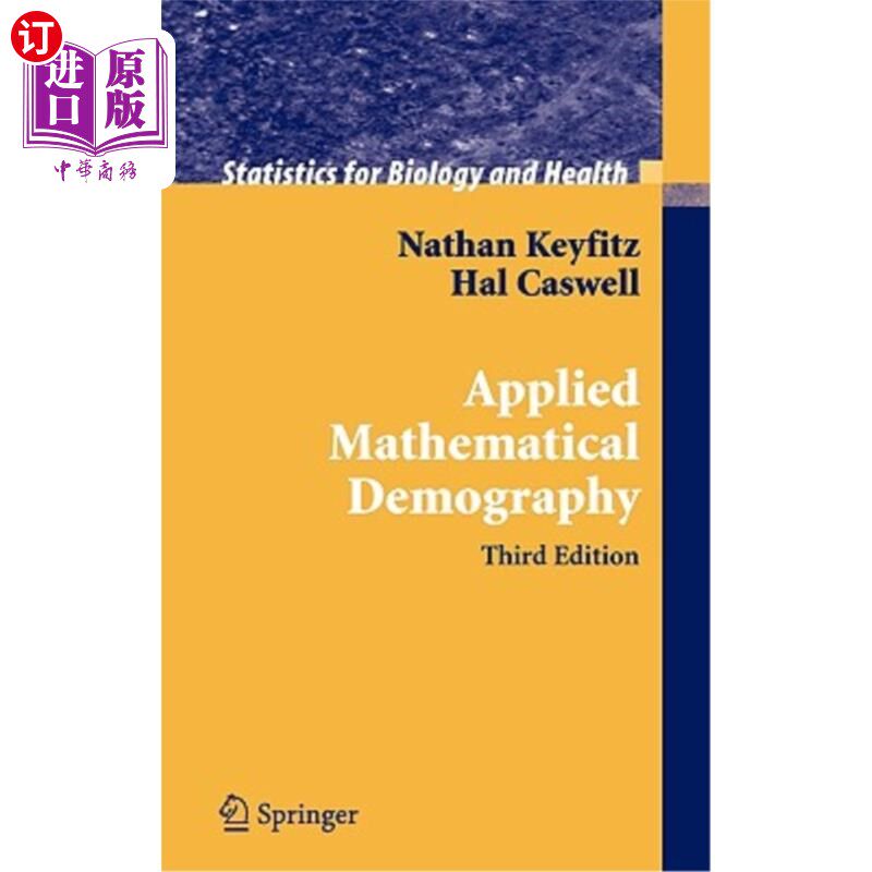海外直订Applied Mathematical Demography 应用数理人口学