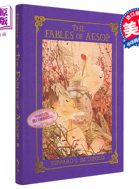 伊索寓言 Calla Editions 精装插图版 英文原版 The Fables of Aesop Edward Detmold【中商原版】