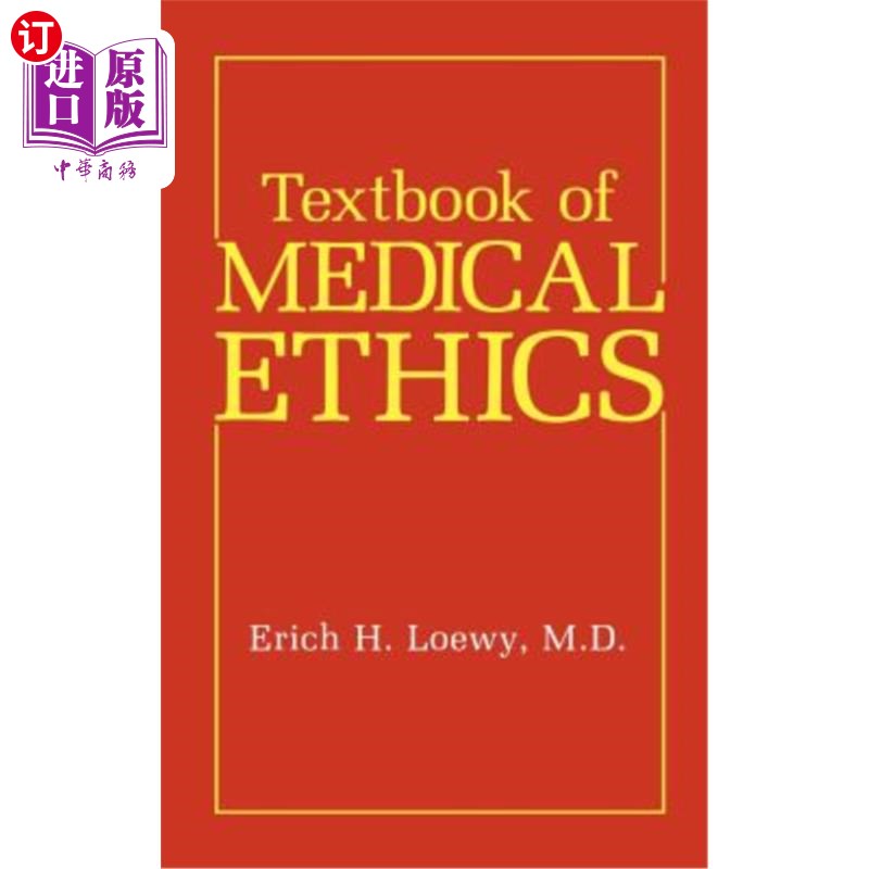 海外直订医药图书Textbook of Medical Ethics 医学伦理学教科书