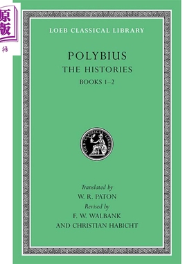 现货 通史 卷1 希腊语-英文双语 波力比阿斯 The Histories Vol I 英文原版 William Paton Polybius【中商原版】