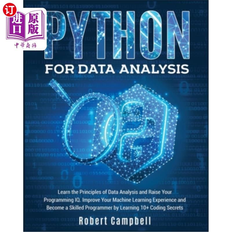 海外直订Python for Data Analysis: Learn the Principles of Data Analysis and Raise Your P Python数据分析