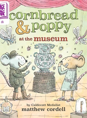 面包鼠与波波鼠3 Cornbread & Pop p  at the Museum英文原版 儿童绘本 动物故事图画书 进口读物4-8岁 友谊故事【中商原版】