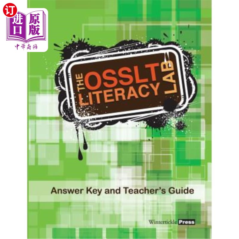 海外直订The OSSLT Literacy Lab Answer Key and Teacher's Guide OSSLT识字实验室答案钥匙和教师指南