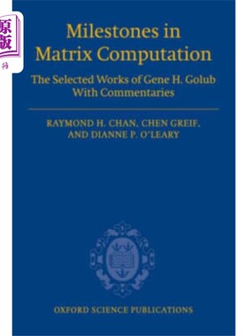 海外直订Milestones in Matrix Computation 矩阵计算中的里程碑