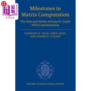 海外直订Milestones in Matrix Computation 矩阵计算中的里程碑