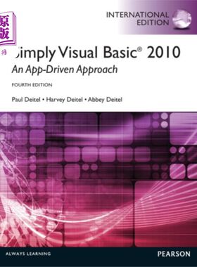 海外直订Simply Visual Basic 2010: An App-Driven Approach 简单的Visual Basic 2010:应用驱动的方法