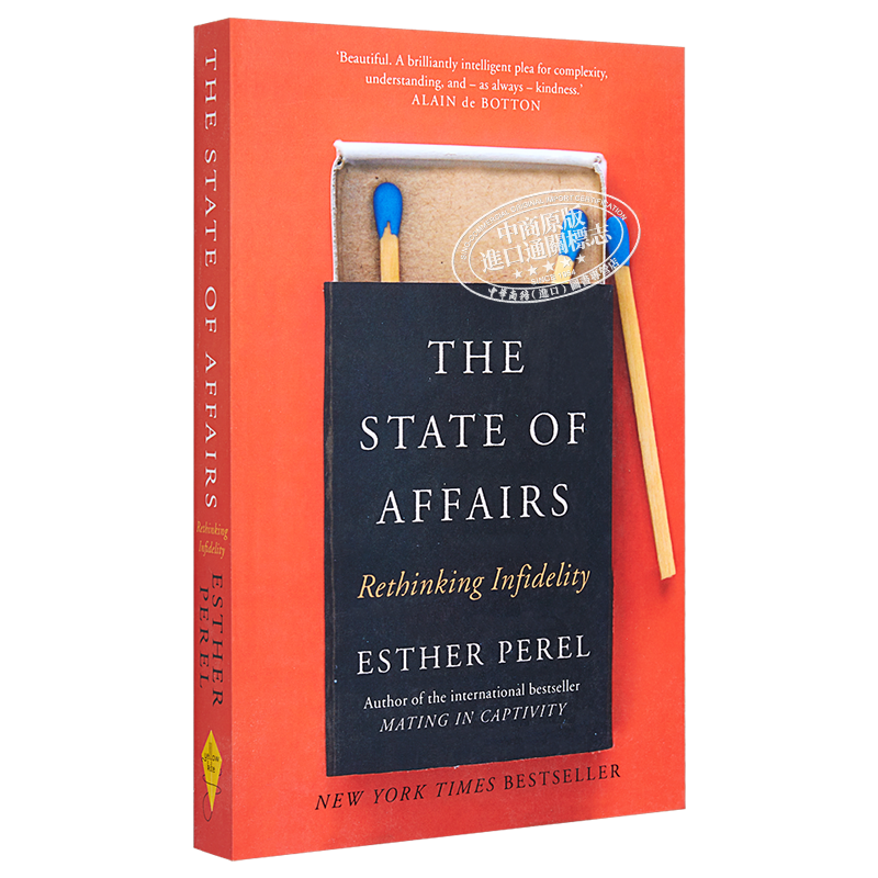 危险关系 爱 背叛与修复之路 豆瓣高分 英文原版 The State Of Affairs 亲密关系 婚姻 心理学 情感 Esther Perel【中商原版?