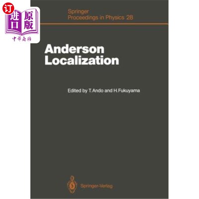 海外直订Anderson Localization: Proceedings of the International Symposium, Tokyo, Japan, 安德森本地化：国际研讨会论