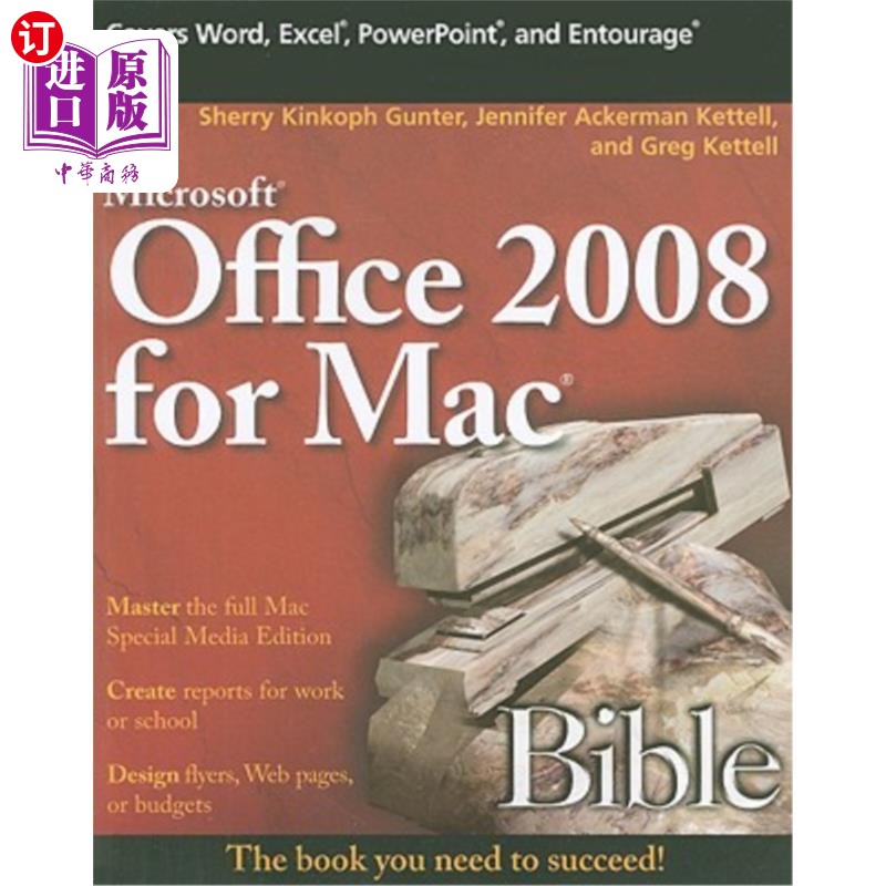 海外直订Microsoft Office 2008 for Mac Bible 微软Office 2008 Mac宝典