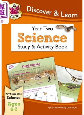 英国CGP KS1 Discover & Learn: Science - Study & Activity Book, Year 2【中商原版】
