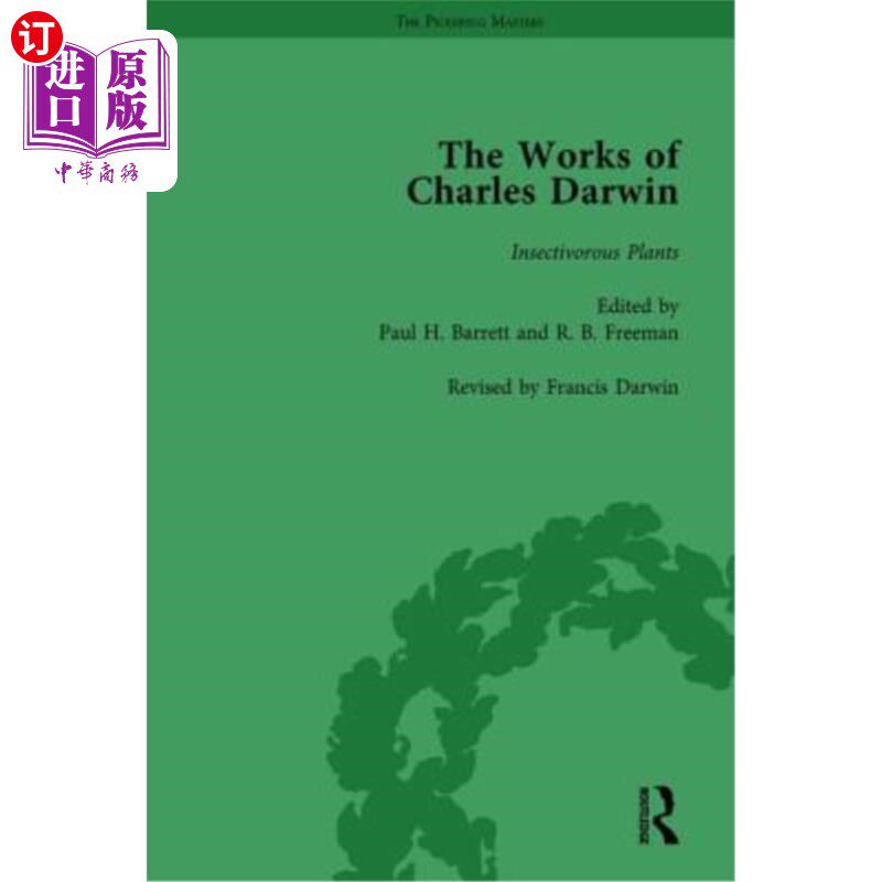 海外直订The Works of Charles Darwin: Vol 24: Insectivorous Plants 查尔斯·达尔文著作:第24卷:食虫植物