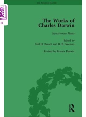 海外直订The Works of Charles Darwin: Vol 24: Insectivorous Plants 查尔斯·达尔文著作:第24卷:食虫植物