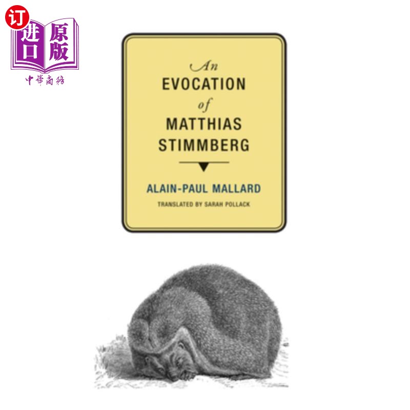海外直订An Evocation of Matthias Stimmberg 《马提亚斯·斯廷伯格的回忆
