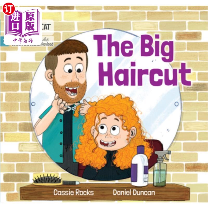 海外直订The Big Haircut: Phase 3 Set 2 Blending Practice 大发型：第三阶段第二组混合练习