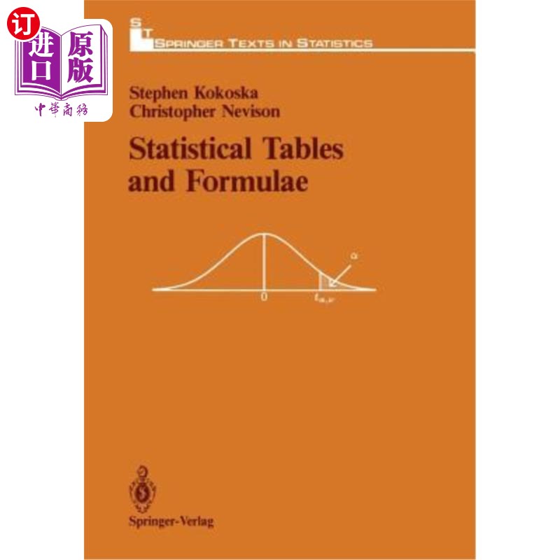 海外直订Statistical Tables and Formulae 统计表和公式