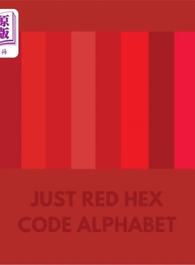 海外直订Just Red Hex Code Alphabet 只是红色十六进制代码字母表