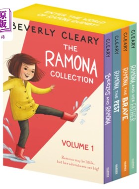 海外直订The Ramona 4-Book Collection, Volume 1: Beezus and Ramona, Ramona and Her Father 《雷蒙娜》四卷合集，第一卷