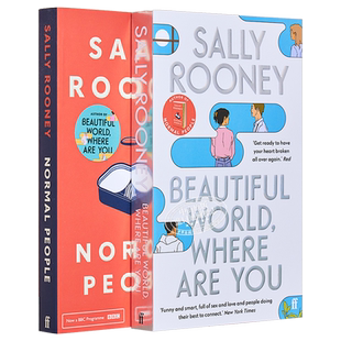 莎莉·鲁尼小说2册套装 普通人 美丽的世界 你在哪里 英文原版 Normal People Sally Rooney【中商原版】费伯 萨利鲁尼
