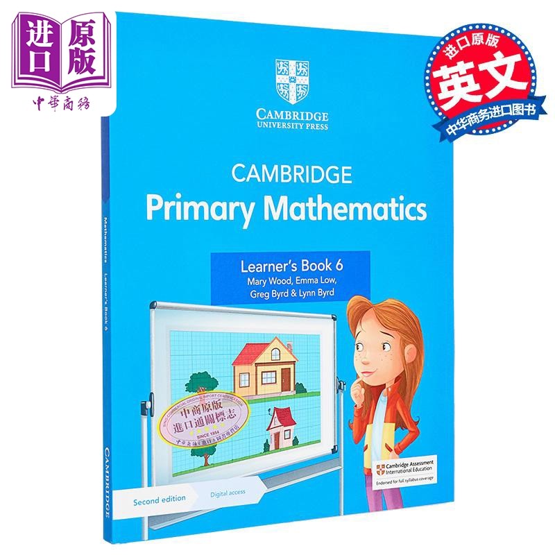 NEW Cambridge Primary Mathematics Learner's Book 6 with Digital Access (1 Year) 剑桥小学数学学生书六年级【中商原版?