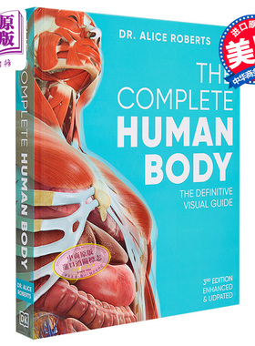 DK人体全书 The Complete Human Body 英文原版 Alice Roberts 医学生物生命科学 人体结构 科普百科【中商原版】
