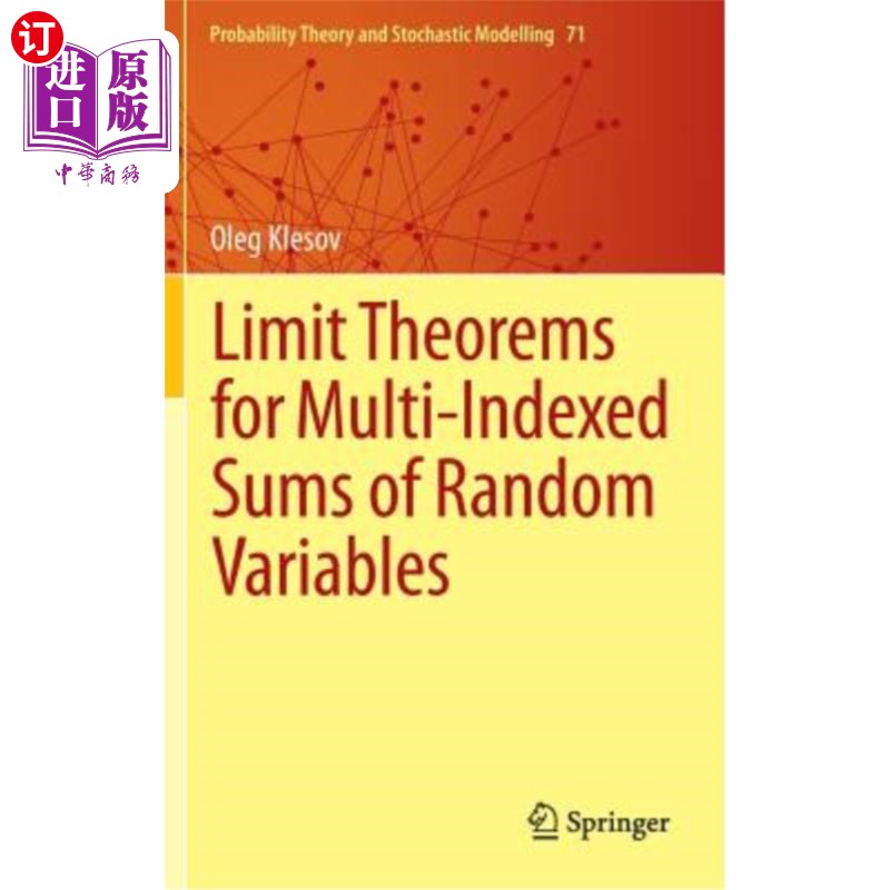 海外直订Limit Theorems for Multi-Indexed Sums of Random Variables 随机变量多指标和的极限定理