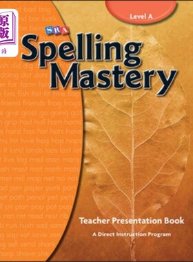 海外直订医药图书Spelling Mastery Level A, Teacher Materials 拼写掌握A级，教材