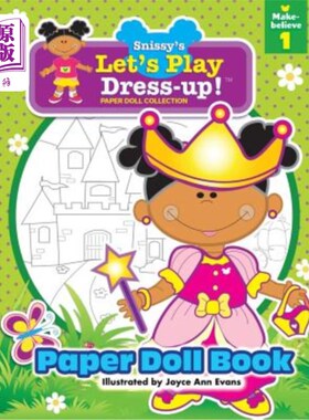 海外直订Snissy's Let's Play Dress-Up!(TM) Paper Doll Collection: Paper Doll Book: Make-b 斯尼西，让我们穿上盛装！（