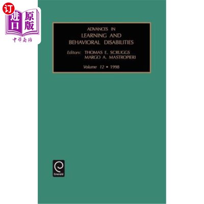 海外直订Advances in Learning and Behavioural Disabilities 学习和行为障碍研究进展