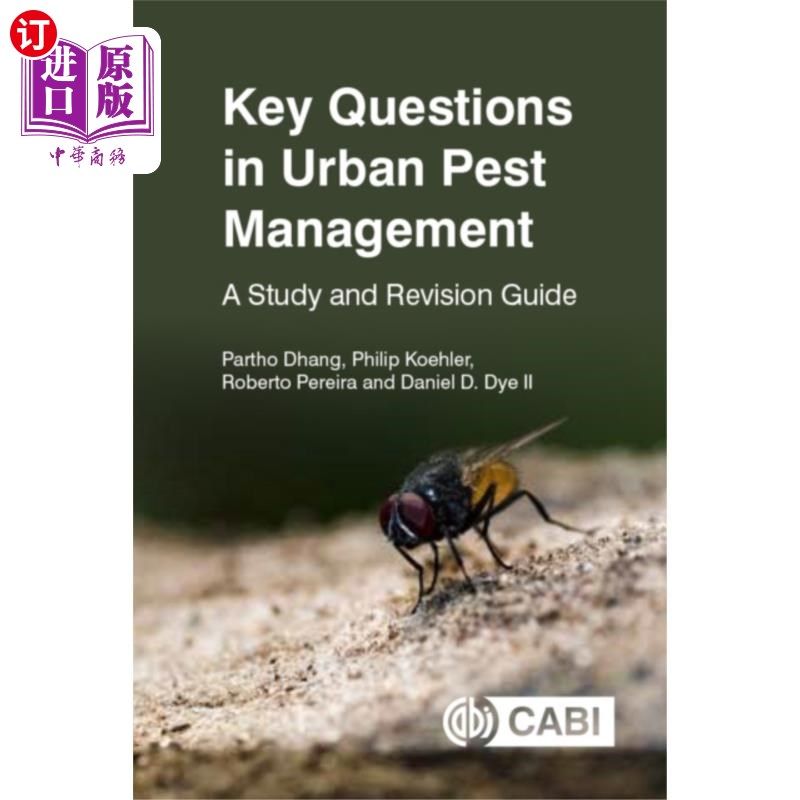 海外直订Key Questions in Urban Pest Management 城市有害生物防治的关键问题