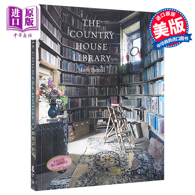现货 Country House Library 进口艺术 乡间别墅图书馆 建筑设计【中商原版】