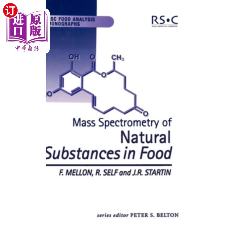 海外直订Mass Spectrometry of Natural Substances in Food 食品中天然物质的质谱分析