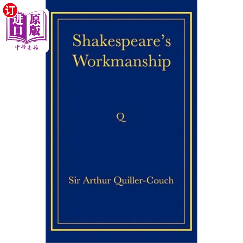 海外直订Shakespeare's Workmanship 莎士比亚的技艺