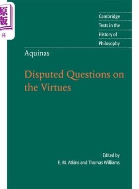 阿奎那 关于美德的争议问题 Thomas Aquinas Disputed Questions on the Virtues 英文原版 剑桥哲学史经典【中商原版】