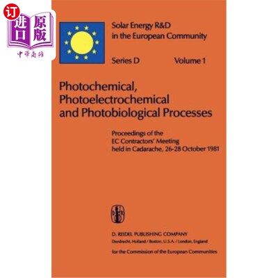 海外直订Photochemical, Photoelectrochemical and Photobiological Processes, Vol.1 光化学，光电化学和光生物过程，Vol.